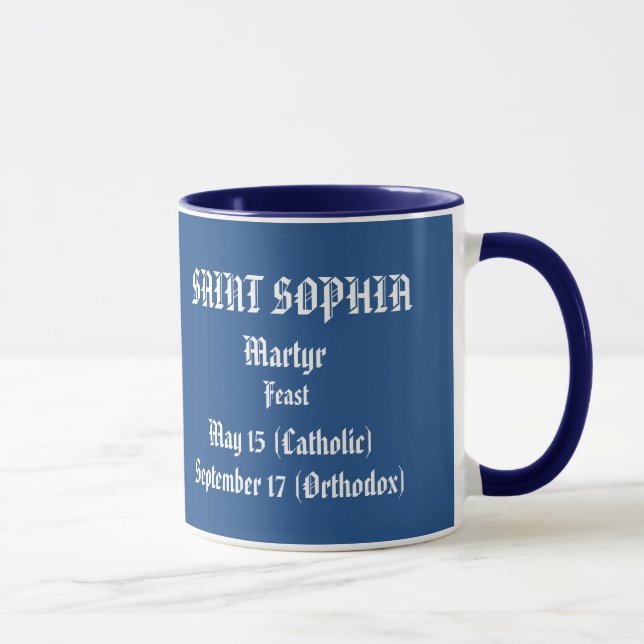 Taza de Sophia del santo (Derecha)