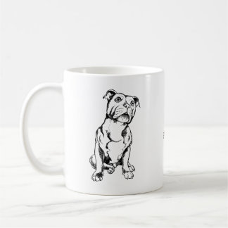 Taza de Staffordshire bull terrier