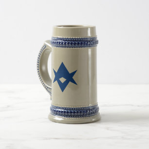 Taza de Stein con la bandera de la ciudad de Toyot