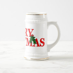 Taza de Stein de las Felices Navidad