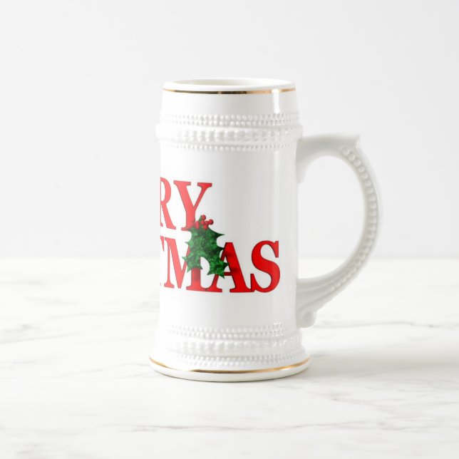 Taza de Stein de las Felices Navidad (Derecha)