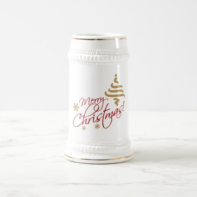 Taza de Stein de las Felices Navidad (Centro)