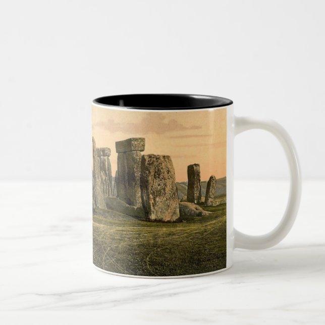 Taza de Stonehenge del vintage (Derecha)