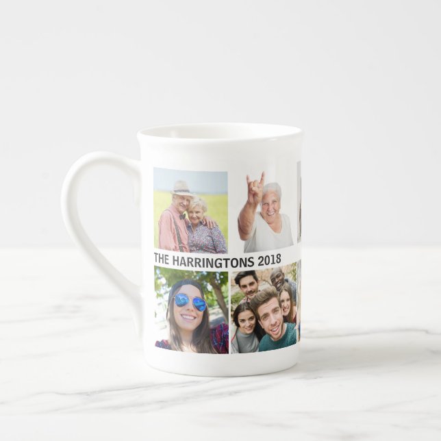 Taza de SU 10 porcelanas de hueso de las fotos y (Izquierda)