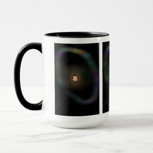 Taza de supernova colapsando, anillo en expansión (Izquierda)