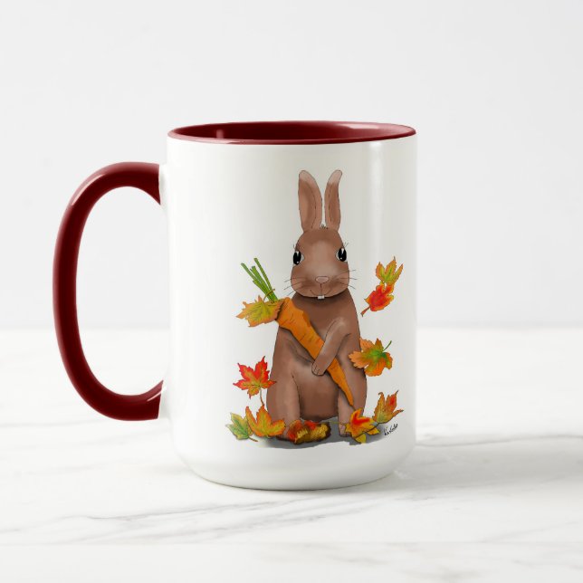 Taza DE Tasse Hase im Herbst (Izquierda)