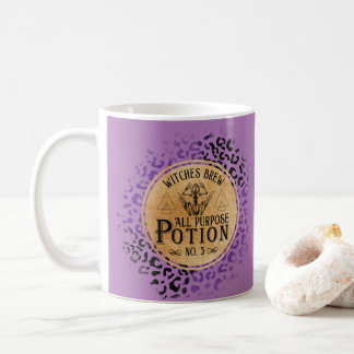 Taza de tazas de café para el diseño de la poción