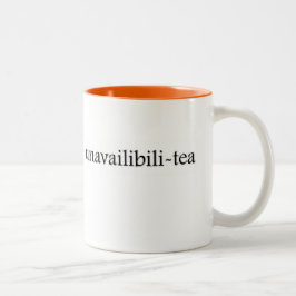 taza de té del Unavailabili-té