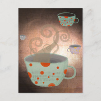 Taza de té inglés uk pequeña bonita postal de homb