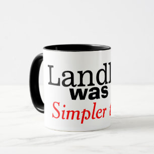 Taza De Teléfono Retro Era Un Tiempo Más Simple