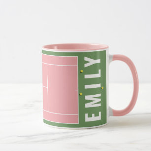 Taza de tenis creativa