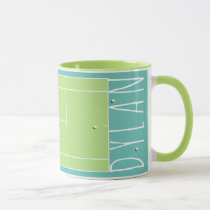 Taza de tenis personalizada