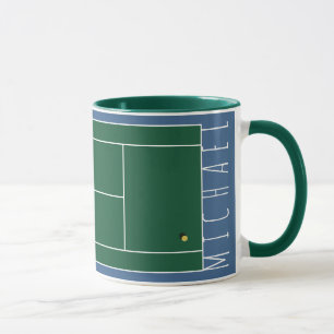 Taza de tenis personalizada