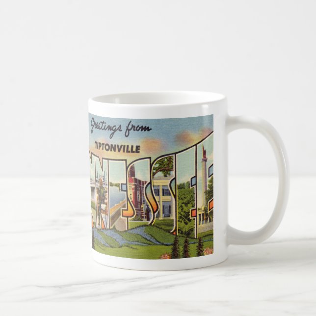 Taza de Tennessee del vintage (Derecha)