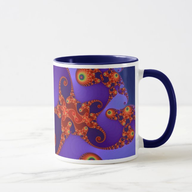 Taza de Tentáculos de Arcoíris (Derecha)