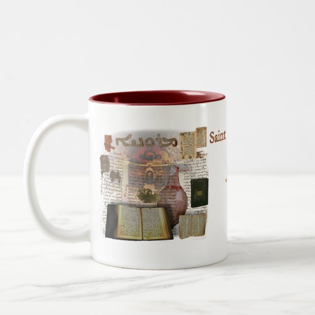 Taza de Teresa Maronite del santo (Izquierda)