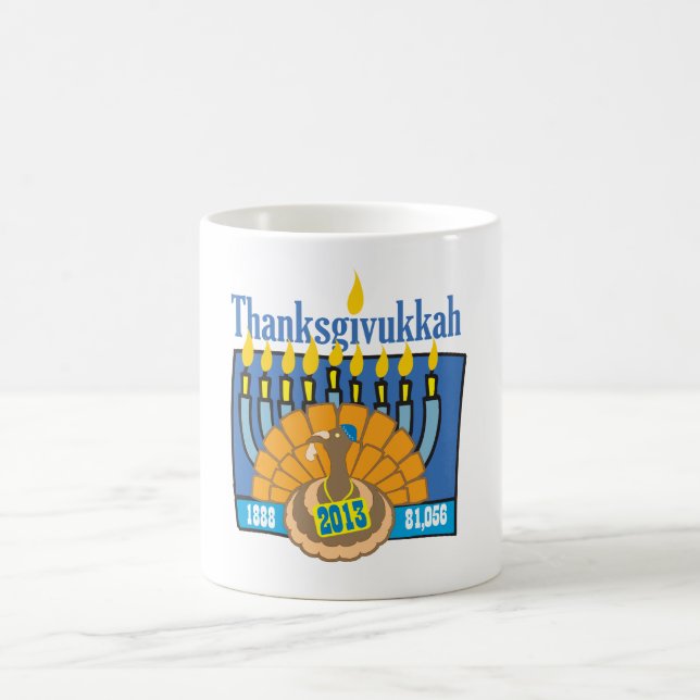 Taza de Thanksgivukkah (Centro)