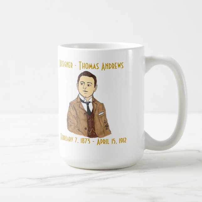 Taza de Thomas Andrews del diseñador (Derecha)