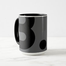 Taza de tipografía B.