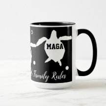 Taza de Tortugas de la Familia MAGA