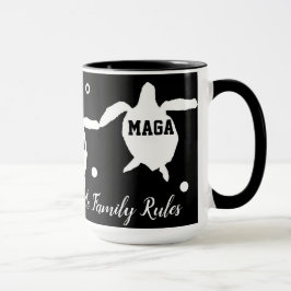 Taza de Tortugas de la Familia MAGA