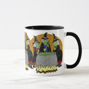 Taza de tres brujas