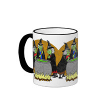 Taza de tres brujas