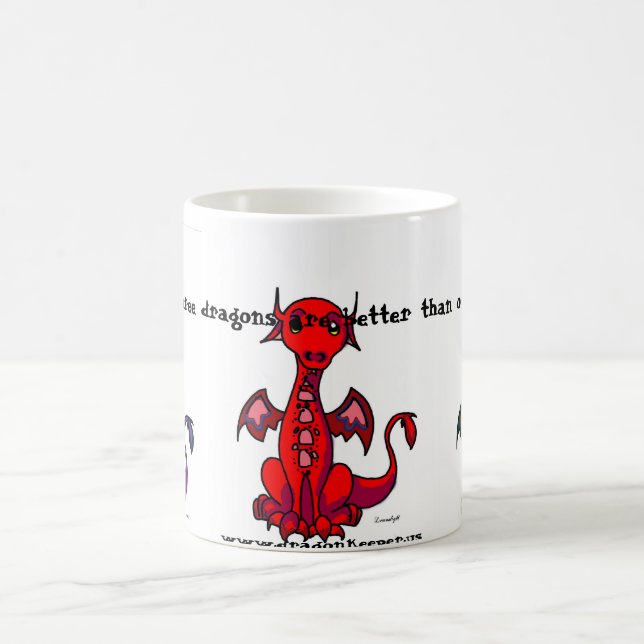 Taza de tres dragones (Centro)
