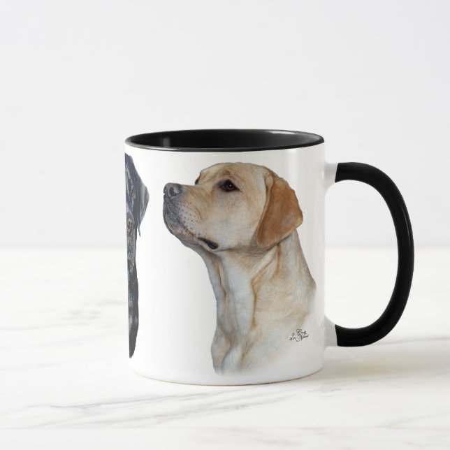 Taza de tres labradores retrieveres (Derecha)
