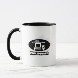 Taza de Triciclo Filipino Orgullo Pinoy Filipinas