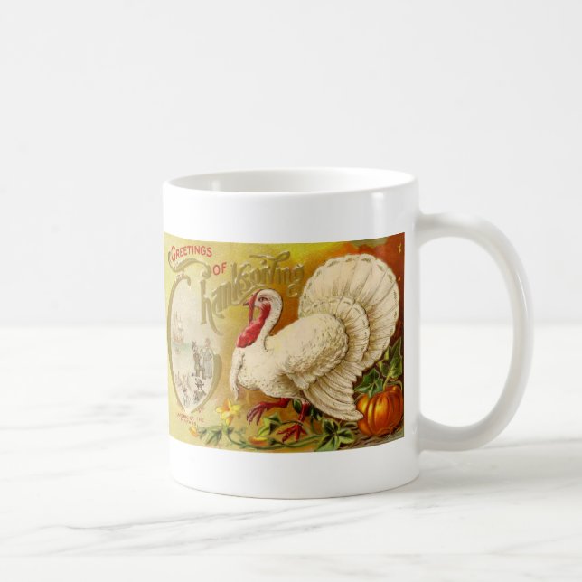 Taza de Turquía de la acción de gracias del (Derecha)