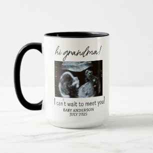 Taza de ultrasonido de foto de Hola Abuela y Abuel