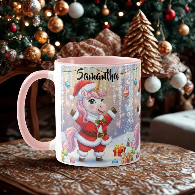 Taza de Unicornio de Navidad (Subido por el creador)
