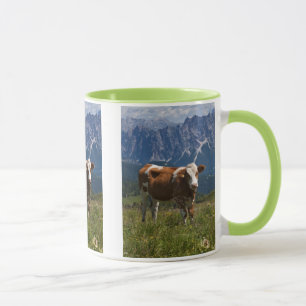 Taza de vaca alpina