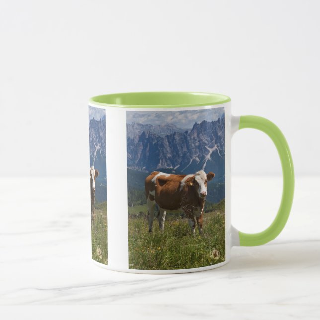 Taza de vaca alpina (Derecha)