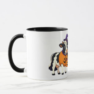 Taza de vaca de Halloween con truco o trato – Vaca