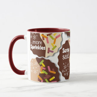 Taza de vacaciones de galleta de sprinkles persona