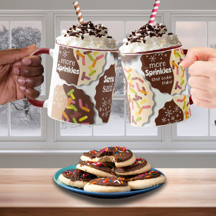 Taza de vacaciones de galleta de sprinkles persona