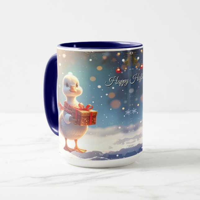 Taza de vacaciones de patito (Anverso izquierdo)