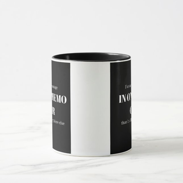 Taza de valor de enfermera de oncología Inspiració (Centro)