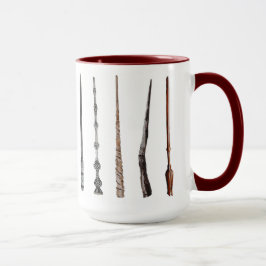Taza de varita mágica en rojo