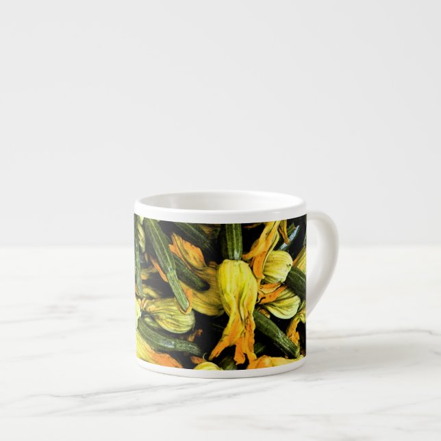 Taza de Venecia en casa - flores del calabacín (Derecha)