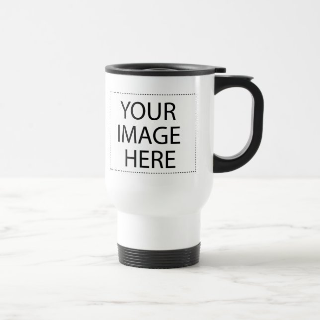 Taza De Viaje Ѻ Ѳѻ ѳ・・CREAR EL PROPIO - PERSONALIZAR EL BLANCO (Derecha)