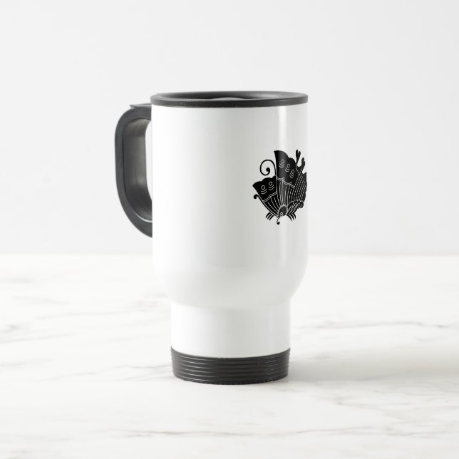 TAZA DE VIAJE 揚羽蝶 (Anverso izquierdo)