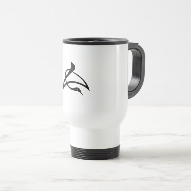 TAZA DE VIAJE 長の字鶴 (Anverso derecho)