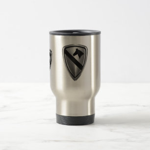 Taza De Viaje 1ª División de Caballería Diseño de Parches de Ace