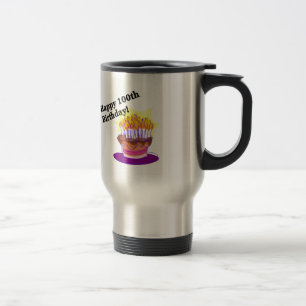 Taza De Viaje 100o cumpleaños feliz