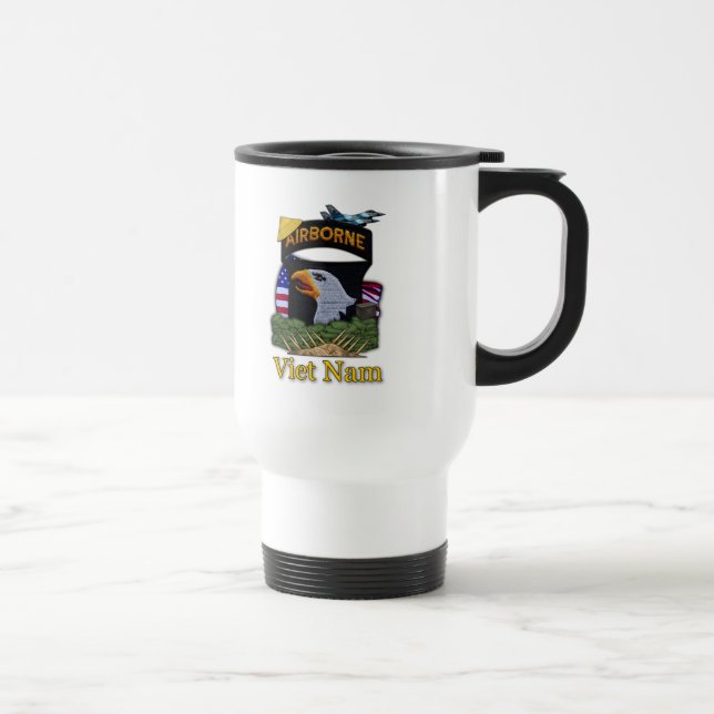 Taza De Viaje 101ª división aérea veteranos vietnam vets Mug (Derecha)