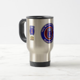 Taza De Viaje 10.ª División de Montaña "Escalar a la Gloria"
