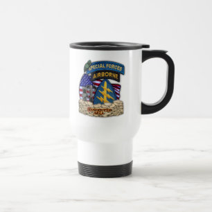 Taza De Viaje 10.ª panza de viajes de las boinas verdes de las f